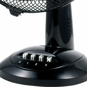 Ventilatore con diametro da 30 cm da tavolo, 3 velocità, Inclinazione regolabile