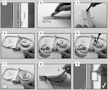 Carica l&#39;immagine nel visualizzatore di Gallery, Avvolgitore esterno per cinghia di tapparella, per sistema Mini, richiudibile