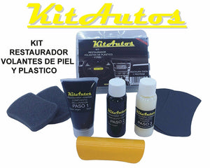 Kit di rinnovo per la Restaurazione di Volanti in Pelle e Plastica, Nero