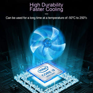 10 x Pasta termica termoconduttiva per CPU GPU da 1 g, Bassa Resistenza Termica