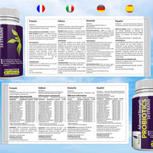 Carica l'immagine nel visualizzatore di Gallery, 60 x Capsule di Integratore di Probiotici con Prebiotici, Rilascio Graduale