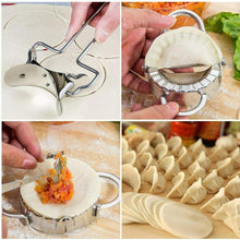 Carica l&#39;immagine nel visualizzatore di Gallery, Stampo per Ravioli Dumpling, Set di 7 Dumpling Maker in Acciaio,...