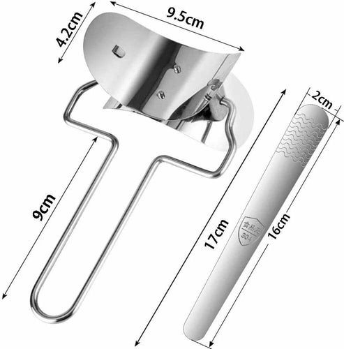 Stampo per Ravioli Dumpling, Set di 7 Dumpling Maker in Acciaio,...