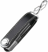 Carica l'immagine nel visualizzatore di Gallery, Porta chiavi elegante in vera pelle, Organizzatore con clip, Contiene 7 9 chiavi