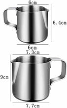 Carica l&#39;immagine nel visualizzatore di Gallery, Bricco Da Latte in Acciaio INOX, e caffè 150 150+350ml