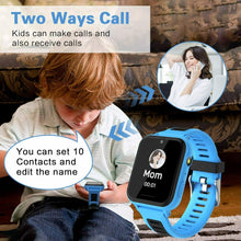 Carica l'immagine nel visualizzatore di Gallery, Smartwatch Bambini - Telefono per con SOS 14 Giochi Blu