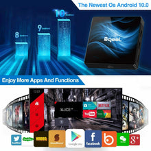 Carica l&#39;immagine nel visualizzatore di Gallery, Bqeel Android 10.0 TV Box R2 MAX, 4GB RAM 64GB ROM / CPU RK3318 64bit /Dual...