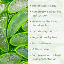 Carica l'immagine nel visualizzatore di Gallery, Pranaturals aloe vera gel 200 ml, lenitivo &amp; 200 ml (Confezione da 1)