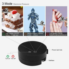 Carica l'immagine nel visualizzatore di Gallery, Gohelper Mini compressore aerografo con Pulizia Pistola Doppia Azione Nero