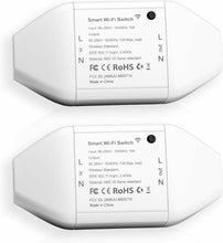 Carica l&#39;immagine nel visualizzatore di Gallery, 2 x Interruttore Smart Wi-Fi universale, Telecomando intelligente, Senza HUB