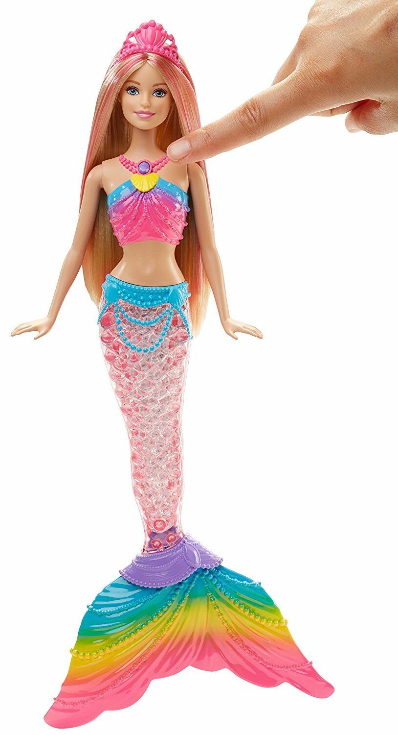 Barbie DHC40 Bambola Sirena Magico Arcobaleno