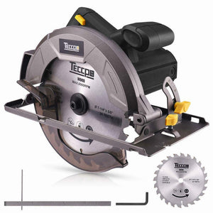 Sega Circolare, TECCPO 1200W Circolare Elettrica, 5800 RPM, con 24 lame...