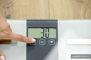 Bilancia Pesapersone Laica con misurazione composizione corporea, 180 Kg, Vetro