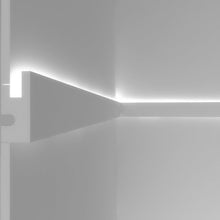 Carica l&#39;immagine nel visualizzatore di Gallery, Cornice per illuminazione indiretta led a parete o soffitto - EL301 (1,15 metri)