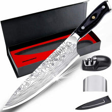 Carica l'immagine nel visualizzatore di Gallery, MOSFiATA - Coltello da cucina, carne, coltello chef professionale 8 inch
