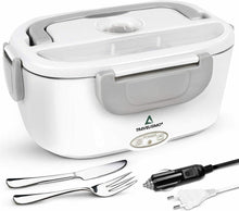 Carica l&#39;immagine nel visualizzatore di Gallery, Scaldavivande Elettrico 2 in 1 per Auto con Chiusura Ermetica, 1.5L 40W 220V+12V