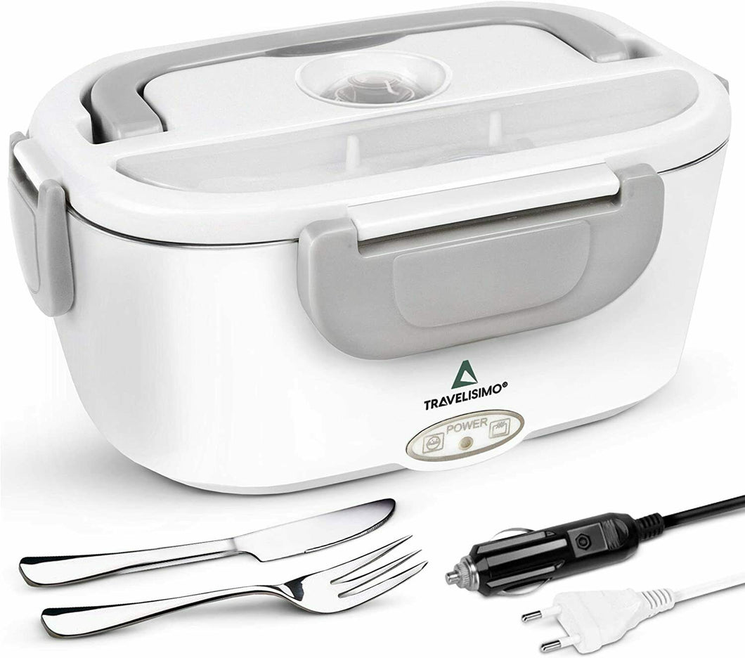 Scaldavivande Elettrico 2 in 1 per Auto con Chiusura Ermetica, 1.5L 40W 220V+12V