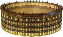 Carica l&#39;immagine nel visualizzatore di Gallery, Puzzle 3D Colosseo Night Edition Ravensburger 216 Pezzi numerati 32 x 26 x 10 cm