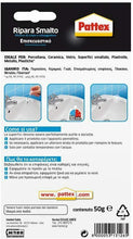 Carica l'immagine nel visualizzatore di Gallery, Ripara smalto per sanitari bagno Smalto acrilico a base d'acqua con pennello 50g