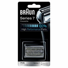 Carica l&#39;immagine nel visualizzatore di Gallery, Braun 70S Testina di Ricambio, Compatibile con i Rasoi della Serie 7, Argento