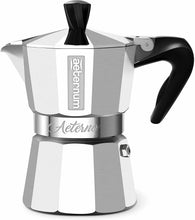 Carica l'immagine nel visualizzatore di Gallery, Caffettiera in alluminio da 6 tazzine, Moka tradizionale con valvola italiana