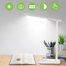 Carica l'immagine nel visualizzatore di Gallery, Lampada Scrivania 42 LED, da Tavolo con Efficienza Energetica Occhi-Cura,...