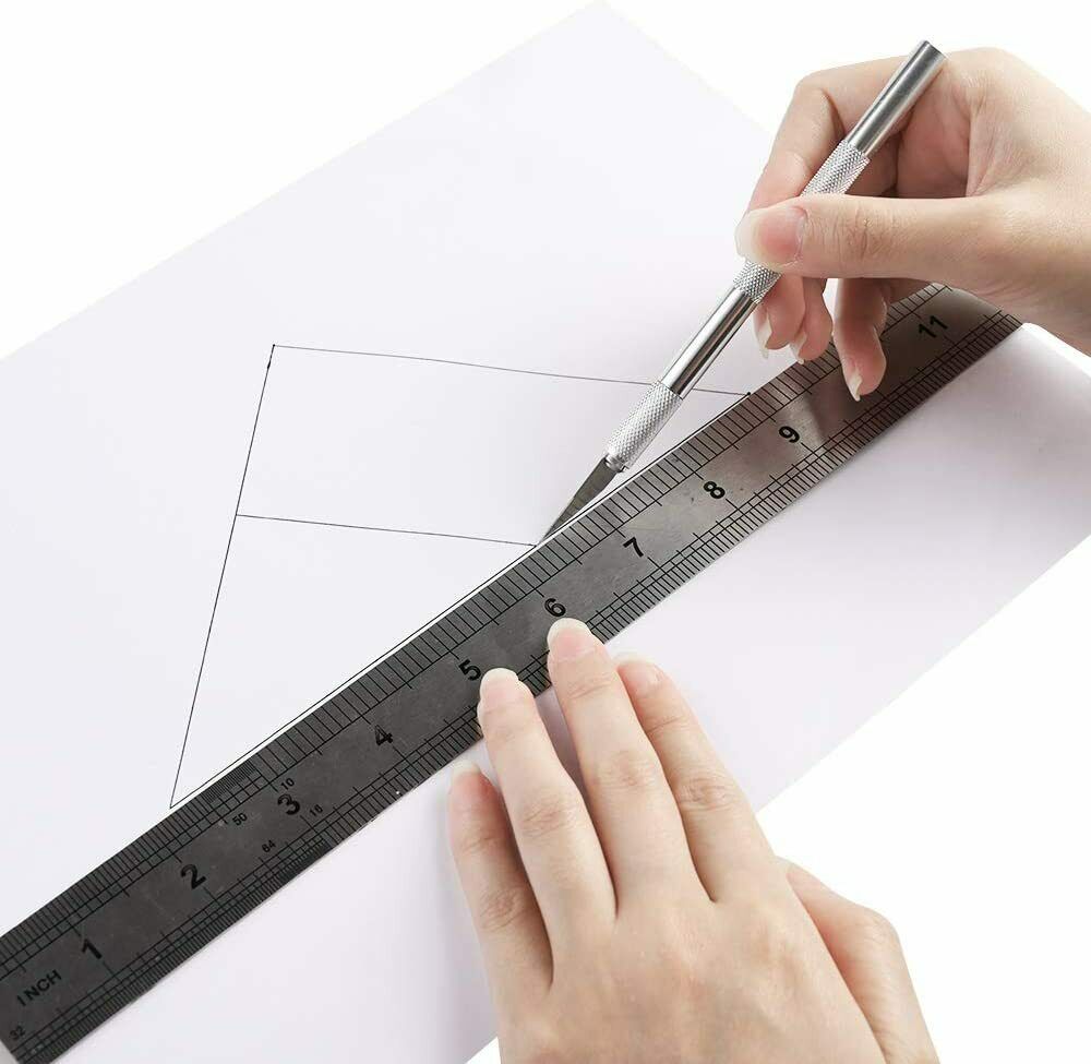 12 Pz/set Manico In Legno Intaglio Del Legno Scalpello Strumenti Bisturi Set Taglierina Set Di Coltelli Da Intaglio Del Legno Kit Di Utensili Manuali