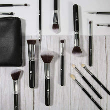 Carica l&#39;immagine nel visualizzatore di Gallery, DUcare Pennelli Make Up Set 15Pcs Trucco Professionali 15pcs nero
