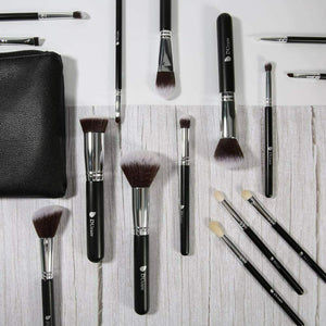 DUcare Pennelli Make Up Set 15Pcs Trucco Professionali 15pcs nero