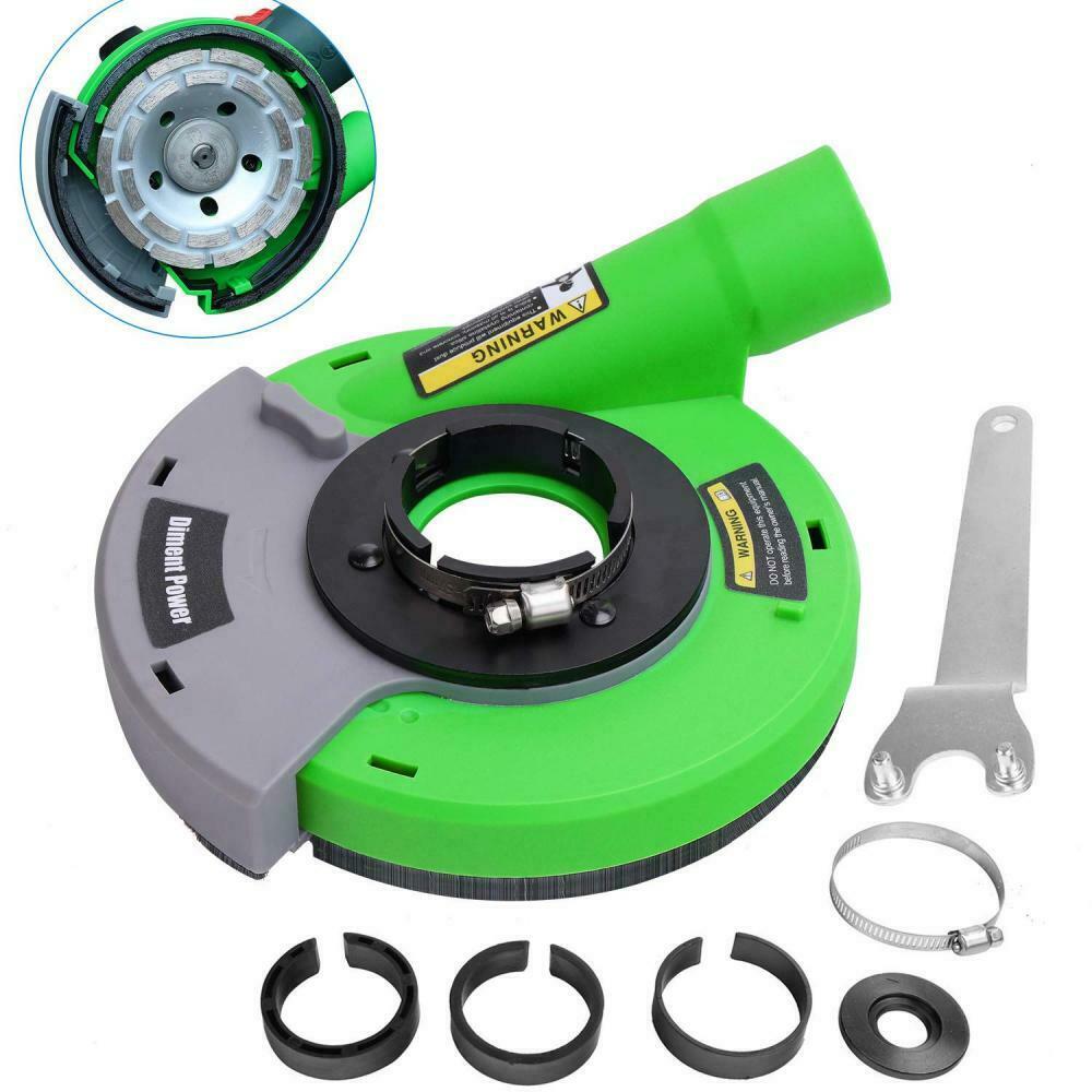 Cuffia Aspirazione Smerigliatrici per Smerigliatrice Angolare 115/125mm,Verde