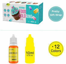Carica l&#39;immagine nel visualizzatore di Gallery, 12 x Colori per alimenti, Coloranti alimentari concentrati per dolci decorazioni