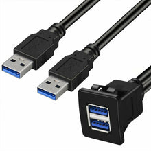 Carica l'immagine nel visualizzatore di Gallery, Bolonking, pannello di montaggio a filo con cavo, con presa USB 3.0, Dual USB,1M