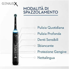 Carica l&#39;immagine nel visualizzatore di Gallery, Oral-B Genius X Luxe Edition Spazzolino Elettrico Ricaricabile +4 Testine