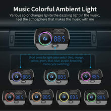 Carica l'immagine nel visualizzatore di Gallery, Trasmettitore bluetooth per autoradio FM Kit vivavoce e carica batterie per auto