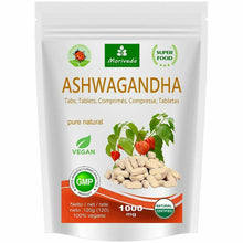 Carica l'immagine nel visualizzatore di Gallery, Ashwagandha compresse 1000 mg - ciliegia invernale, ginseng indiano, 120 Pz