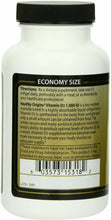 Carica l&#39;immagine nel visualizzatore di Gallery, Healthy Origins Vitamin D-3 1000iu 360 softgels - Vitamina D3