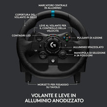 Carica l&#39;immagine nel visualizzatore di Gallery, Logitech G923 TRUEFORCE Volante da Corsa e Pedali per Xbox Series X/S, Xbox One