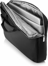 Carica l'immagine nel visualizzatore di Gallery, Borsa HP Duotone Per Notebook Fino 15.6", Nero/Argento, tasca anteriore