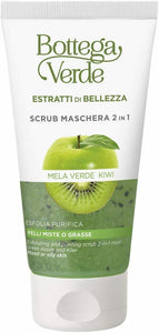 Bottega Verde - Set Completo Mela e Kiwi per Pelli Grasse e Miste:...