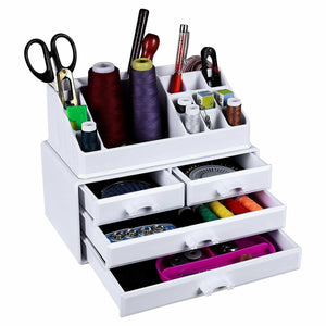 Scatola con Cassetti per l'organizzazione dei Trucchi, Cosmetic Organizer