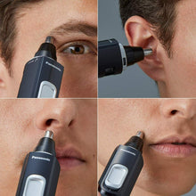 Carica l&#39;immagine nel visualizzatore di Gallery, Regola peli per Viso Barba Orecchie Naso Panasonic ER-GN300K503 a batteria, Nero