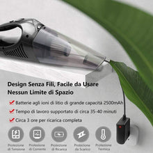 Carica l'immagine nel visualizzatore di Gallery, DOFLY Aspirapolvere Portatile Senza Fili Potente 8500PA 120W Ultra...