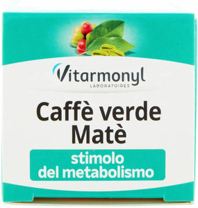 30 x Capsule integratore di Caffè Verde Matè, Vitarmonyl Stimolo del Metabolismo