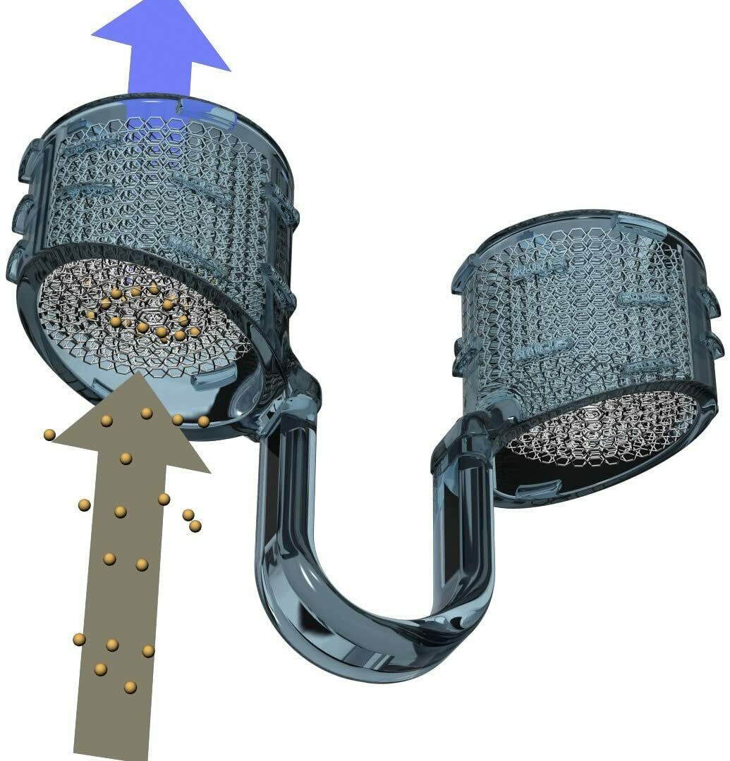 Filtro da naso per polvere polline trucioli e spore tra 20 60 micron + 30 filtri
