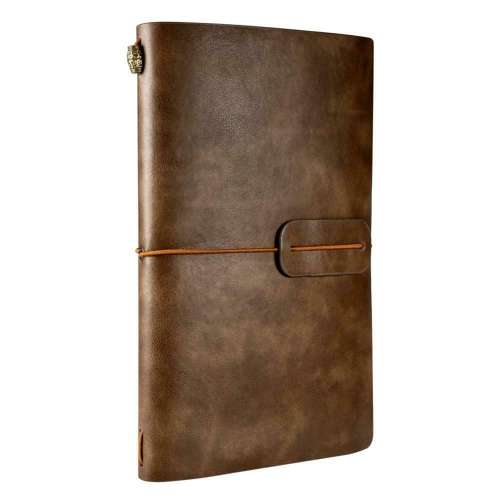 Taccuino Pelle, Rymall Diario di Viaggio in Pelle Ricaricabile &...