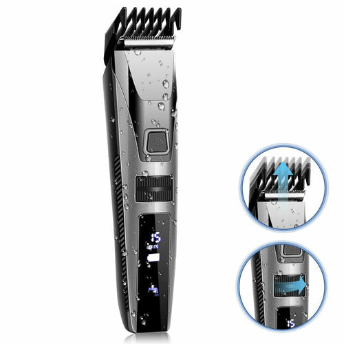 Tagliacapelli elettrico Professionale da uomo, Regolabarba Impermeabile