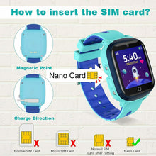 Carica l'immagine nel visualizzatore di Gallery, Smart watch per bambini smartwatch ragazze Blu