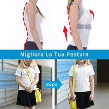 Carica l'immagine nel visualizzatore di Gallery, Anoopsyche Correttore Postura Schiena per Donna Uomo Regolabile Posturale...
