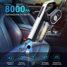 Carica l'immagine nel visualizzatore di Gallery, BuTure Aspirabriciole 4 in 1 Aspirapolvere Auto Portatile con Filo Nero