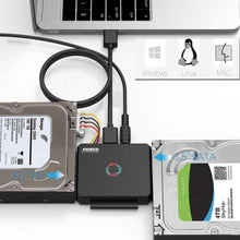 Carica l&#39;immagine nel visualizzatore di Gallery, FIDECO USB 3.0 a IDE e SATA Converter Hard Drive Adattatore per 2,5&quot; e...